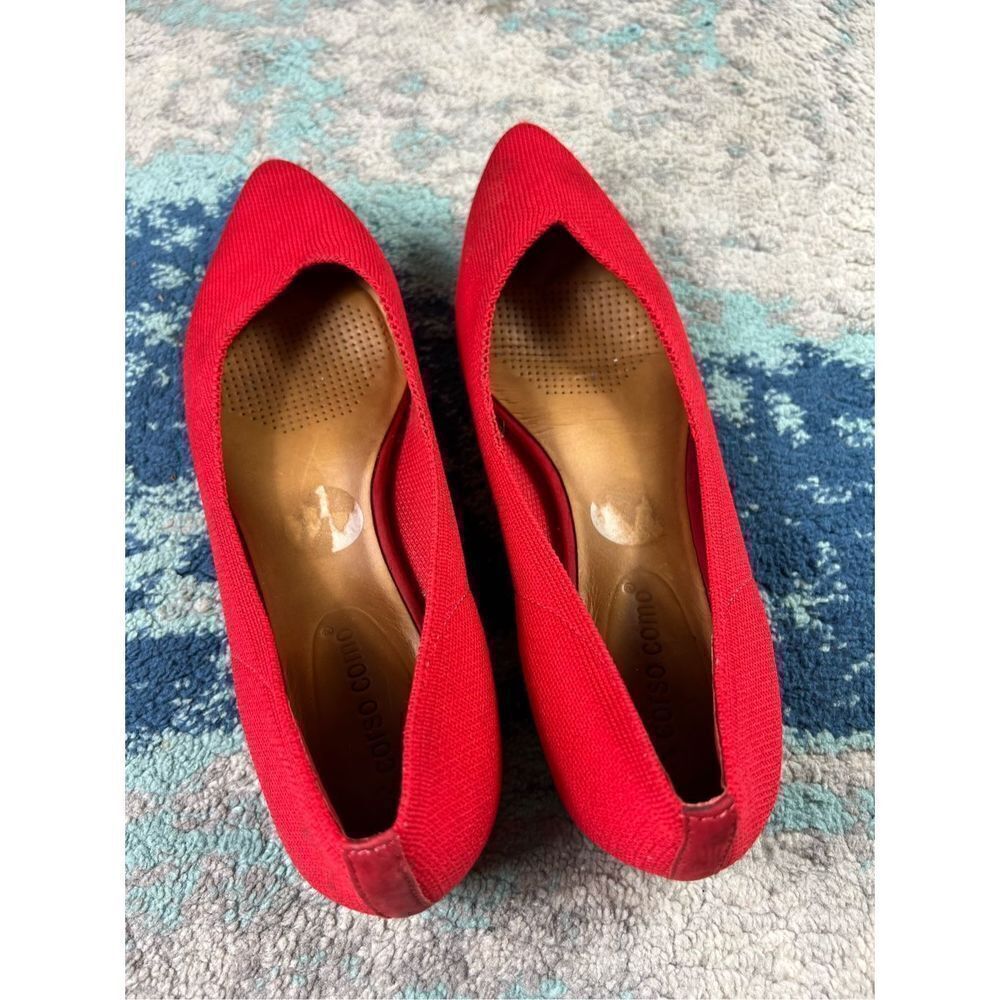 Corso Como Women’s Red Shoes Size 7.5 - Picture 3 of 4